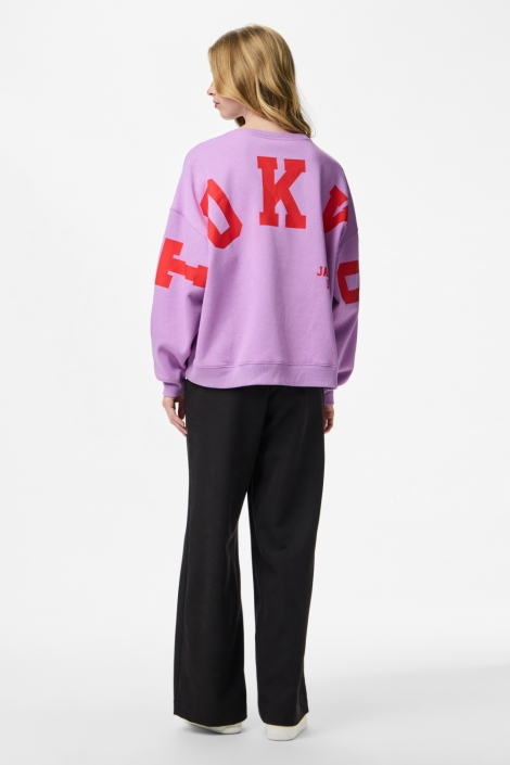 Pieces pcfany ls o-neck oversized sweat jr